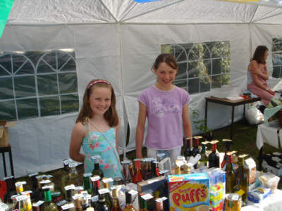 The Tombola stall